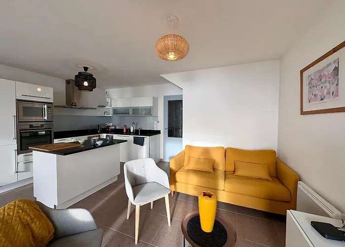 아파트 Duplex Moderne 5 Pers, Vue Ocean, Wifi Inclus - Fr-1-323-595 생 힐레르 드 리에